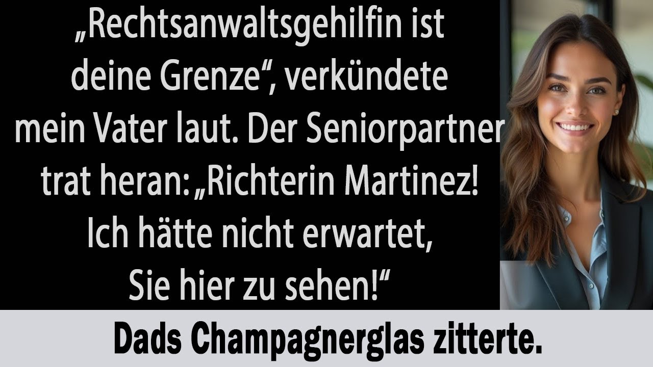 Auf der Kanzleifeier spottete mein Vater: „Noch Anwaltsträume?“ – Dann erschien der Seniorpartner.