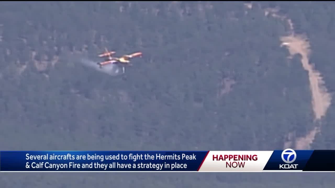 Aircraft being used to fight northern NM wildfires