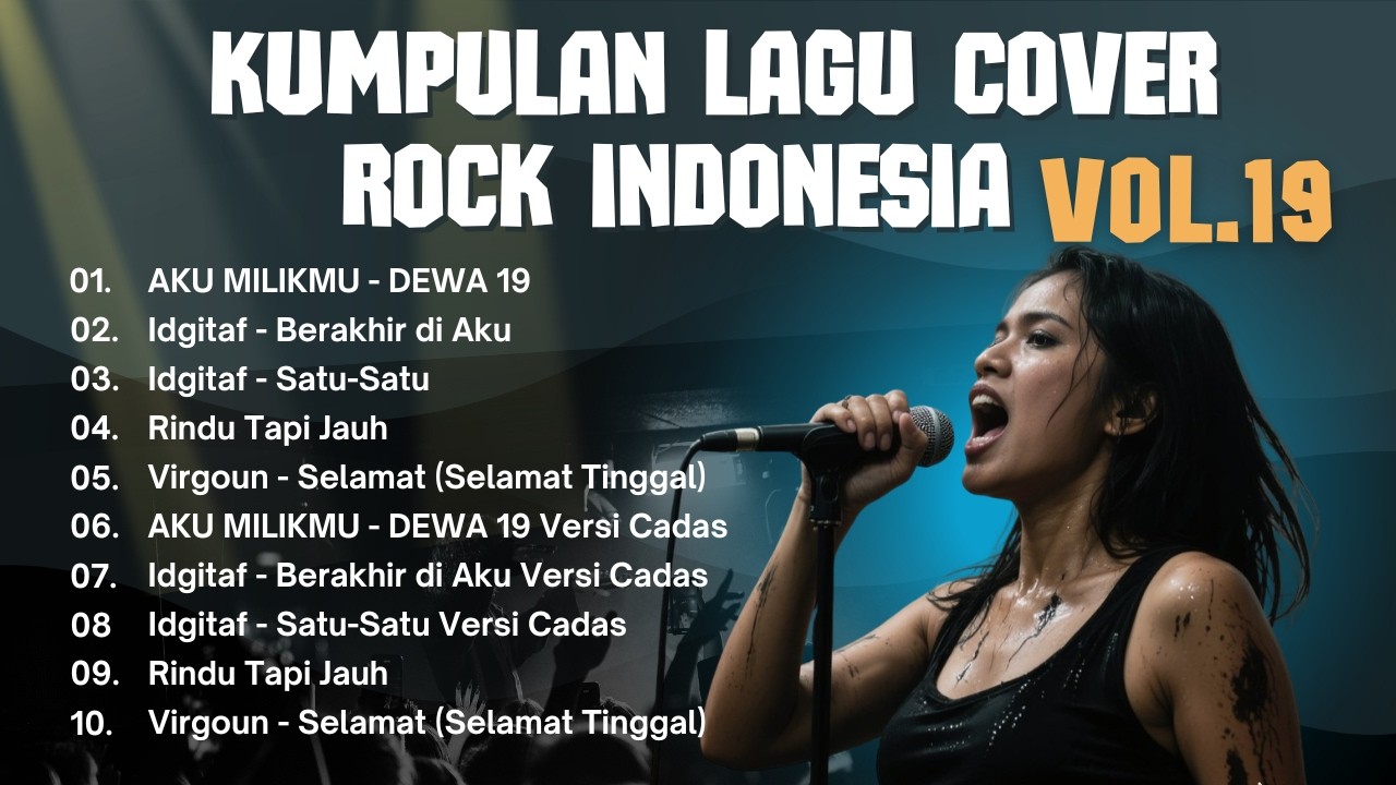 Kumpulan Lagu Rock Black Metal Cover 🤘🔥VOL 19🎸🖤 DEWA 19 😈🎧Idgitaf 🎧Rindu Tapi Jauh🤘Virgoun - Selamat
