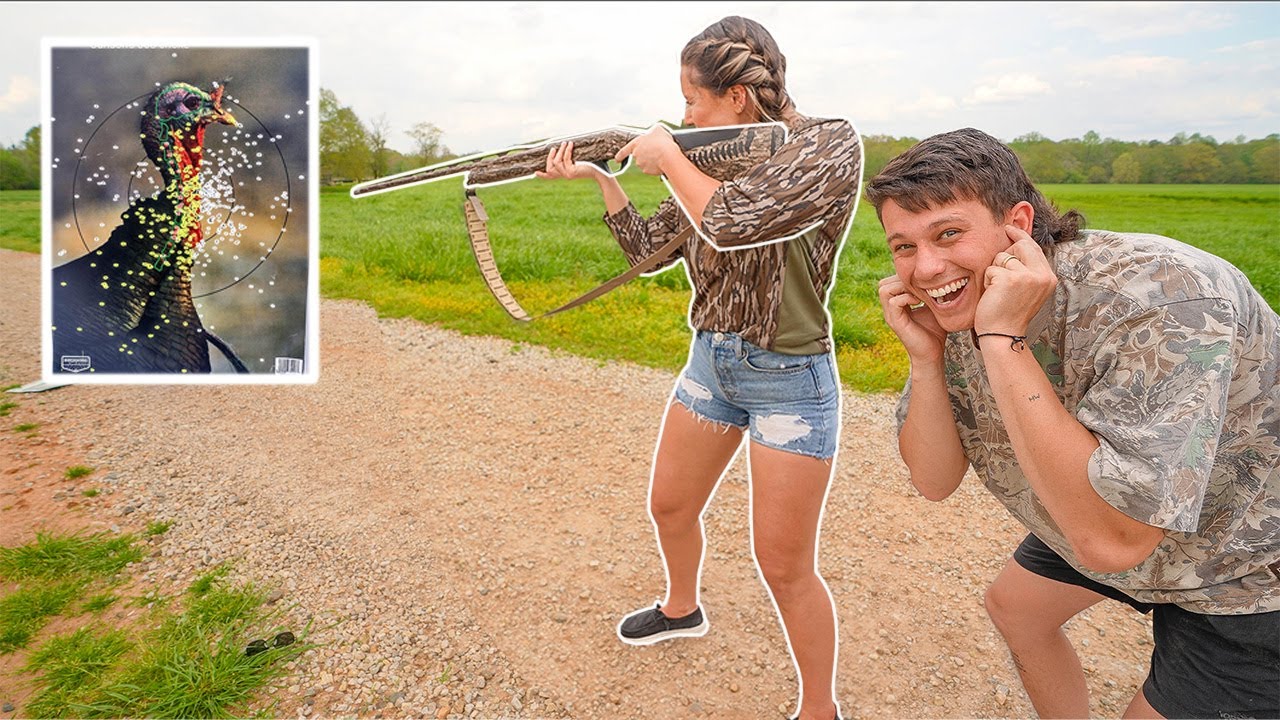 Preparing my Wife for TURKEY HUNTING!! (is she ready?)