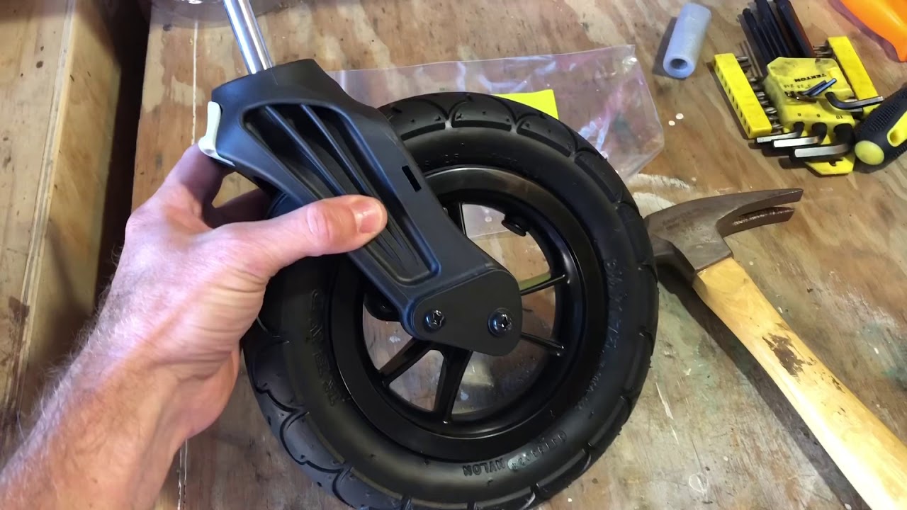 Baby Jogger City select stroller front wheel upgrade/modification