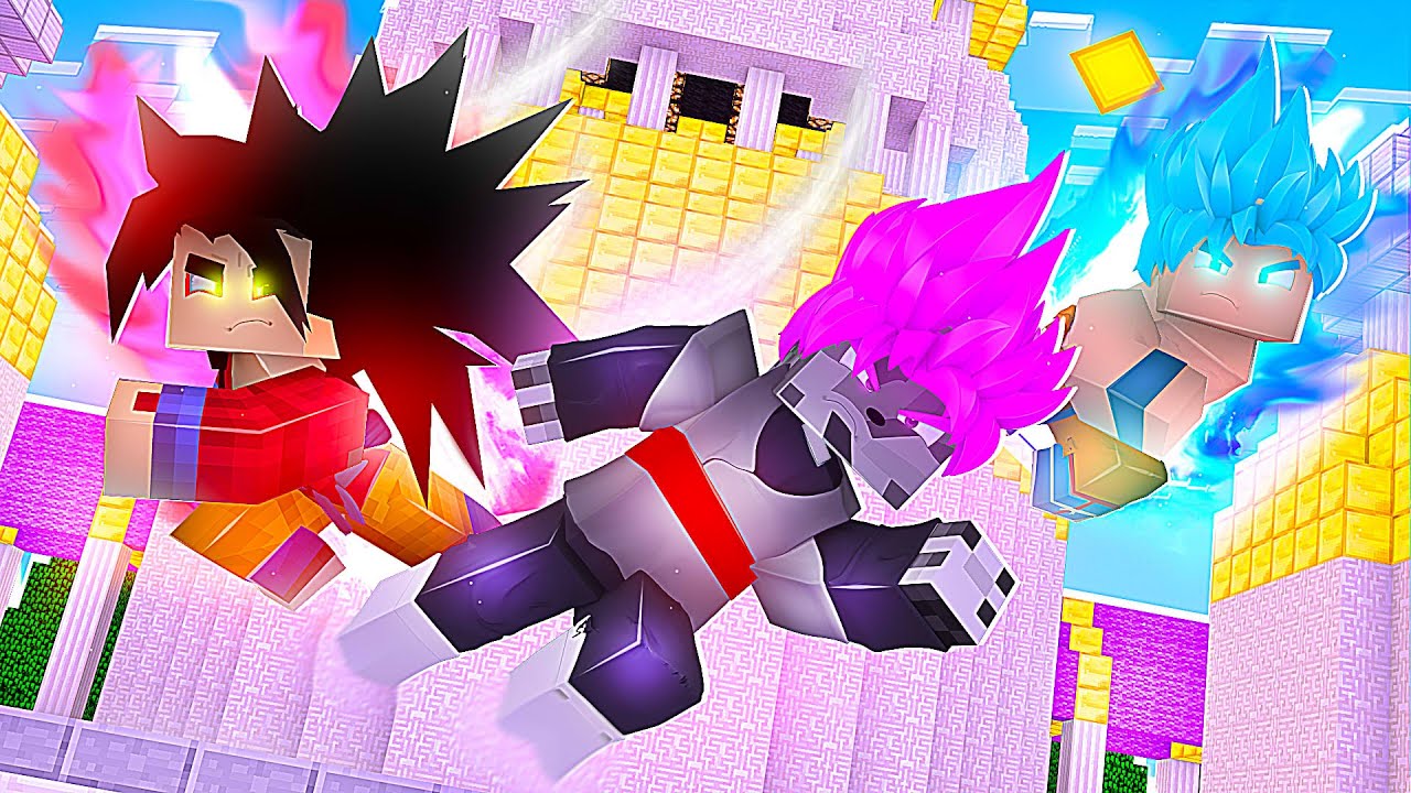 Minecraft : DRAGON BALL G #1 - CONSEGUIMOS O PODER DO GOKU NA GUERRA DE DRAGON BALL NA NOVA SÉRIE!!