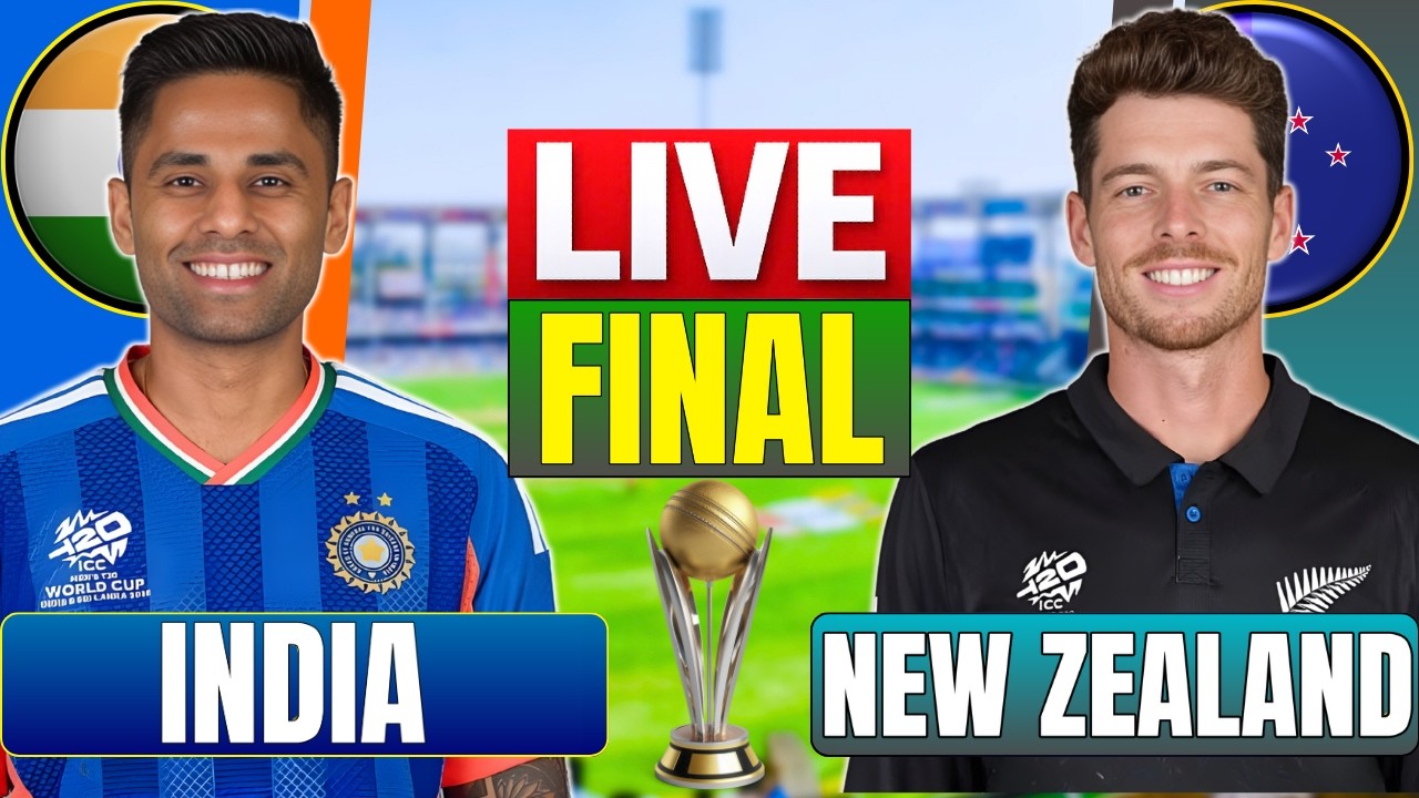 LIVE LAST 4 OVERS Score & Commentary IND VS NZ