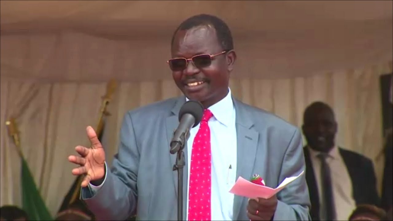 JOHN LONYANGAPUO SPEECH AT BEYOND ZERO MEDICAL AT WEST POKOT