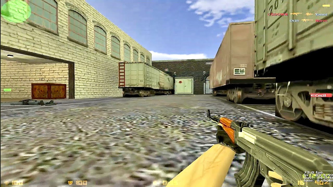 Counter Strike 1.6 | Миссия 13 Поезд | Геймплей на ПК | Прохождение | Многопользовательский режим...