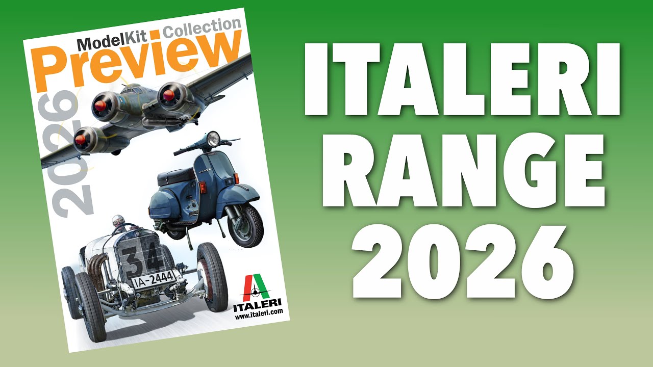 A look at the new kits in the ITALERI range in 2026