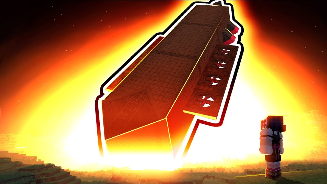 Добавление гигантского дирижабля в Minecraft для захвата всего сервера