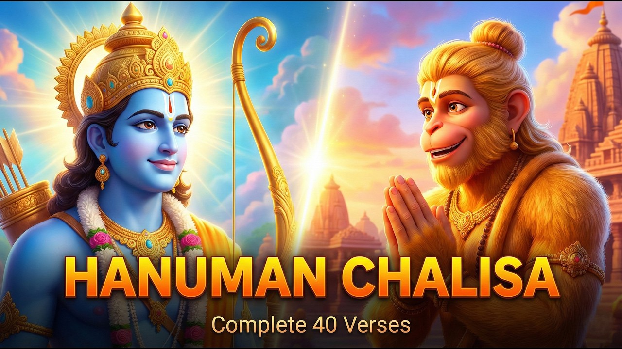 Hanuman Chalisa for Kids | 3D Animated Full Song | हनुमान चालीसा | Children Devotional Songs