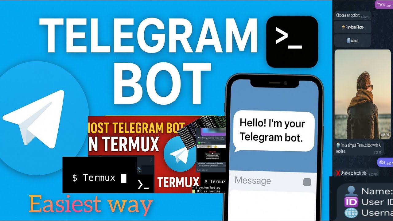 Complete Telegram Bot Setup in Termux | Build & Deploy a Telegram Bot | Python | Beginner Friendly