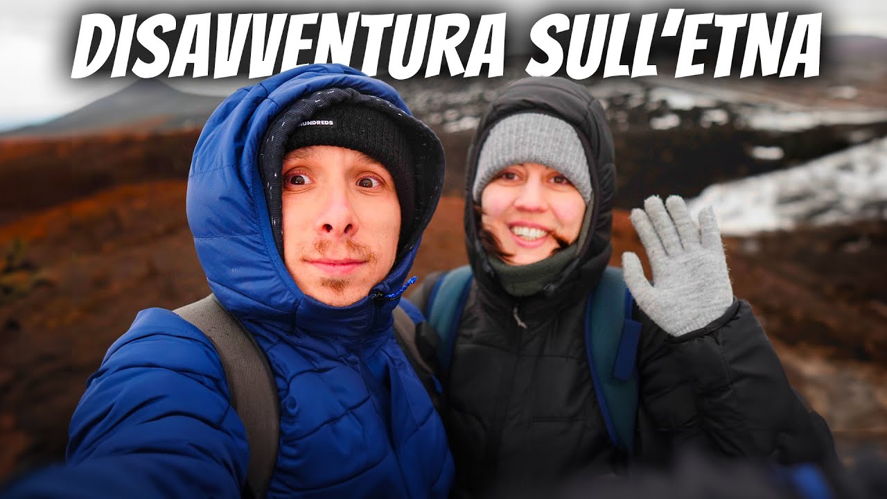(DIS)AVVENTURA sull'Etna 🌋  INTEMPERIE meteorologiche di ogni tipo