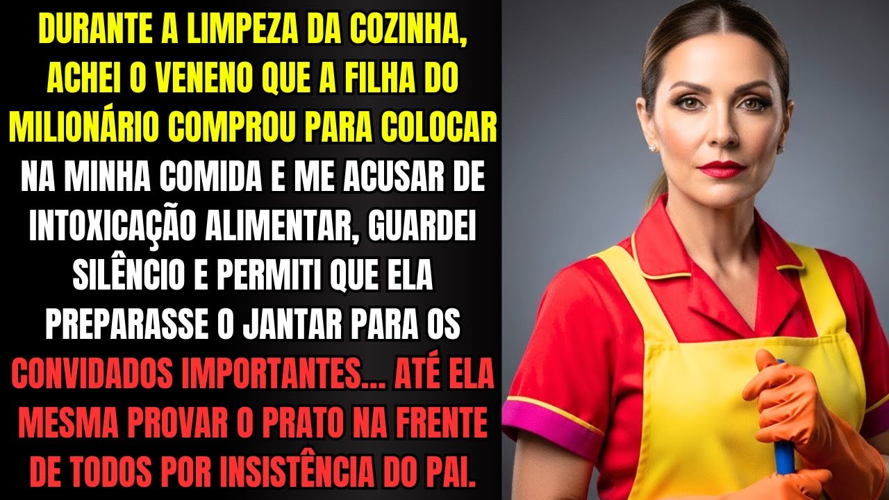 Vi o veneno que ela comprou pra me culpar, fingi ignorância até o pai pedir que ela provasse...