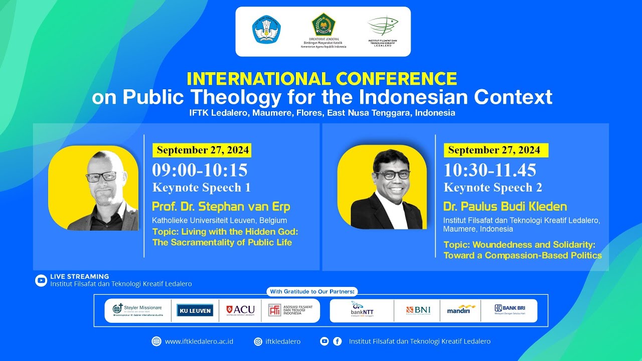 🔴Live - International Conference on Public Theology for the Indonesian Context | Day 1 - Season 1