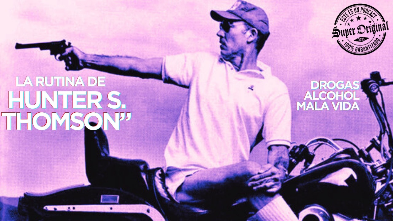 ALCOHOL, DROGXS y malos hábitos: La rutina de Hunter S. Thompson,