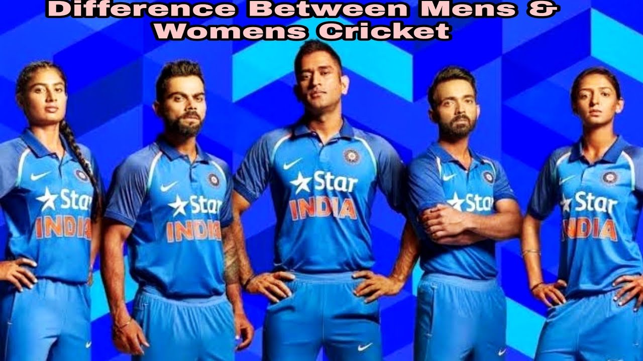 Difference Between Men's & Women's Cricket.(पुरुषों और महिलाओं के क्रिकेट के बीच अंतर।)