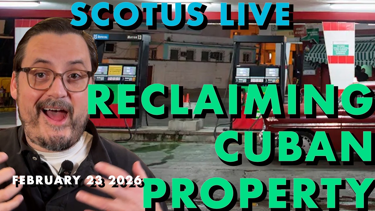 SCOTUS Live Feb 23 Havana Docks v. Royal Caribbean | Exxon v CIMEX