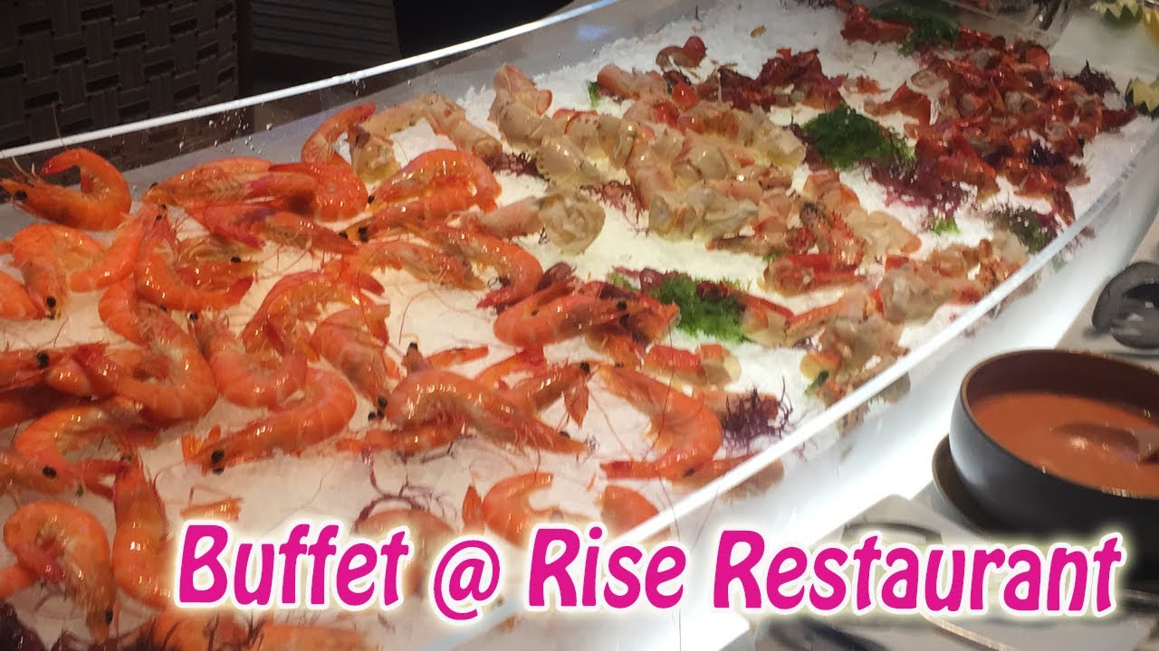 Buffet at Rise Restaurant, Marina Bay Sands Singapore