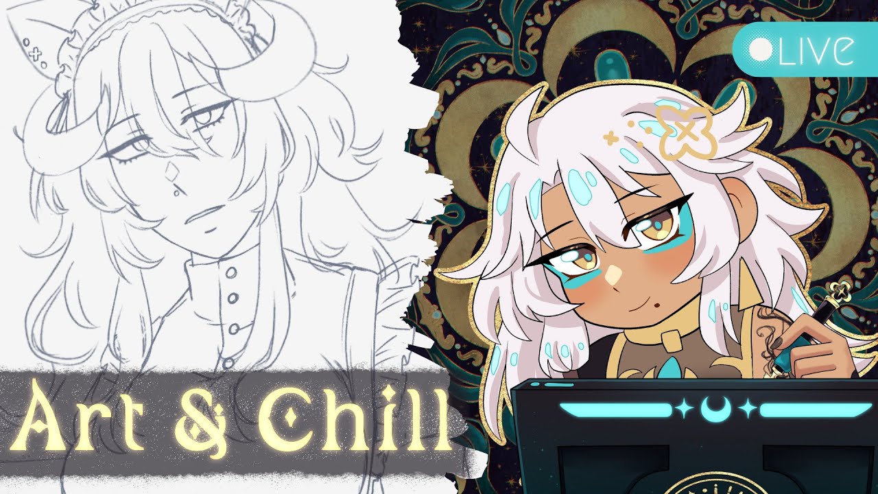 goth maid~? | art & chill
