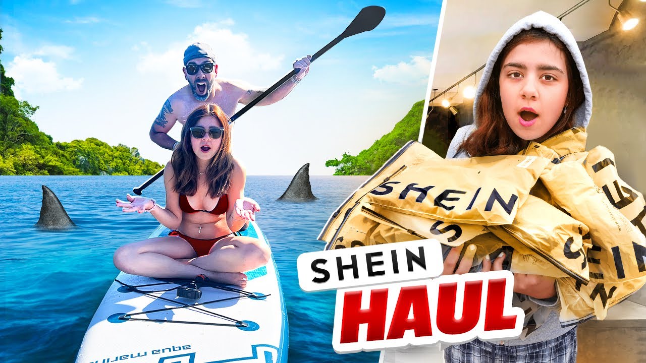 SHEIN HAUL ft. BELLA & VI SURFAR FÖR FÖRSTA GÅNGEN | VLOGG