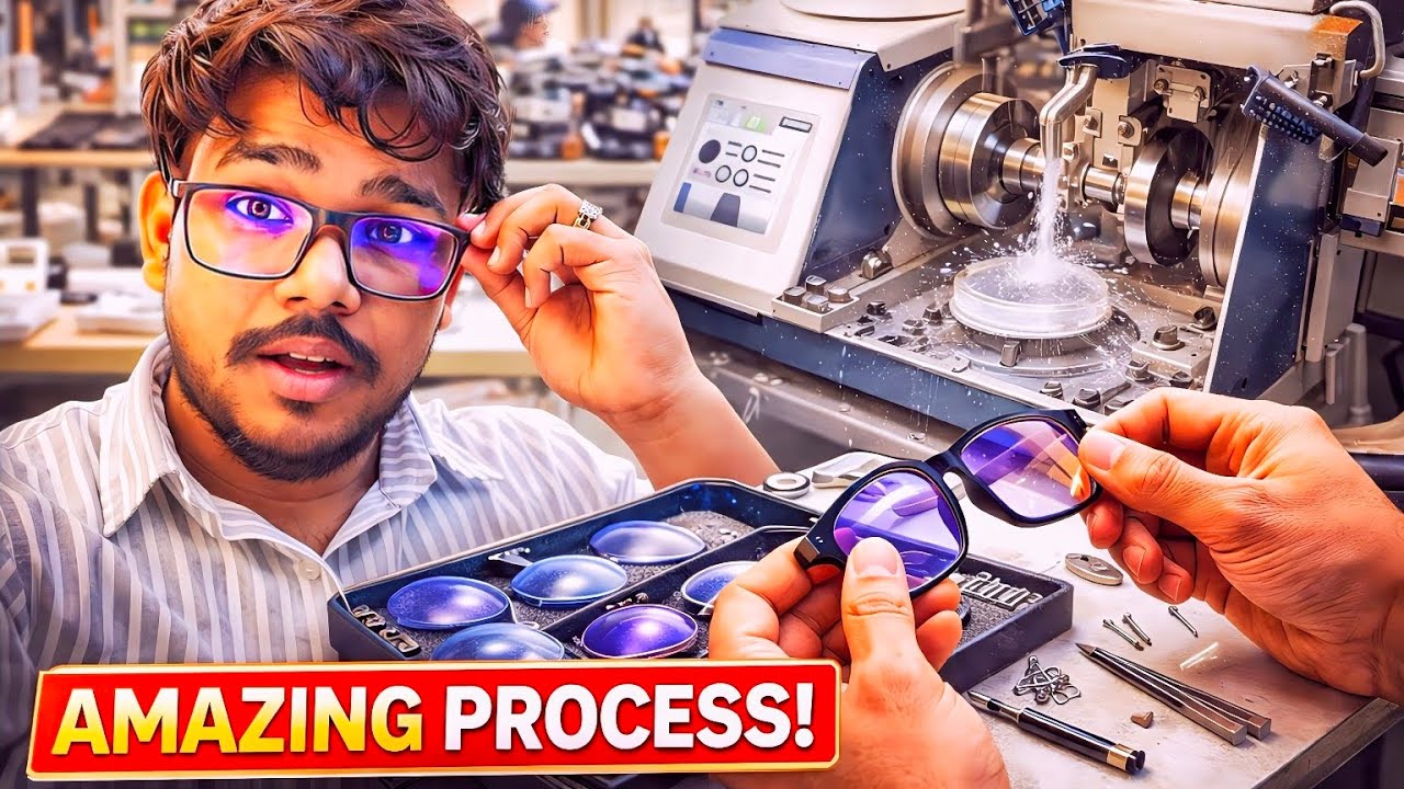 I Bought New Glasses 👓 — How Spectacles Are Made in Real Life! (Eye-Opening Process)