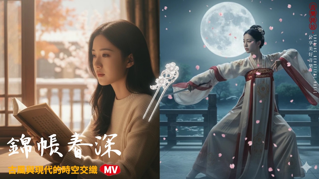 若時光有色，是你眼底｜《晝夜樂·錦帳春深》原創古風 MV | 一場跨越千年的唯美夢境，古風與現代的時空交織 | Stunning Song Dynasty Aesthetics