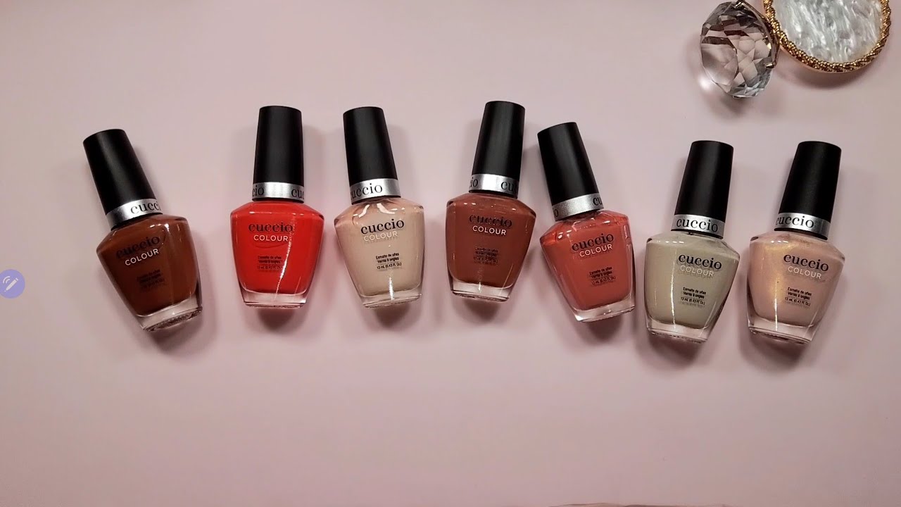 CUCCIO COLOUR: My small collection ~ 7 BEAUTIFUL COLOR SWATCHES 💅🏼