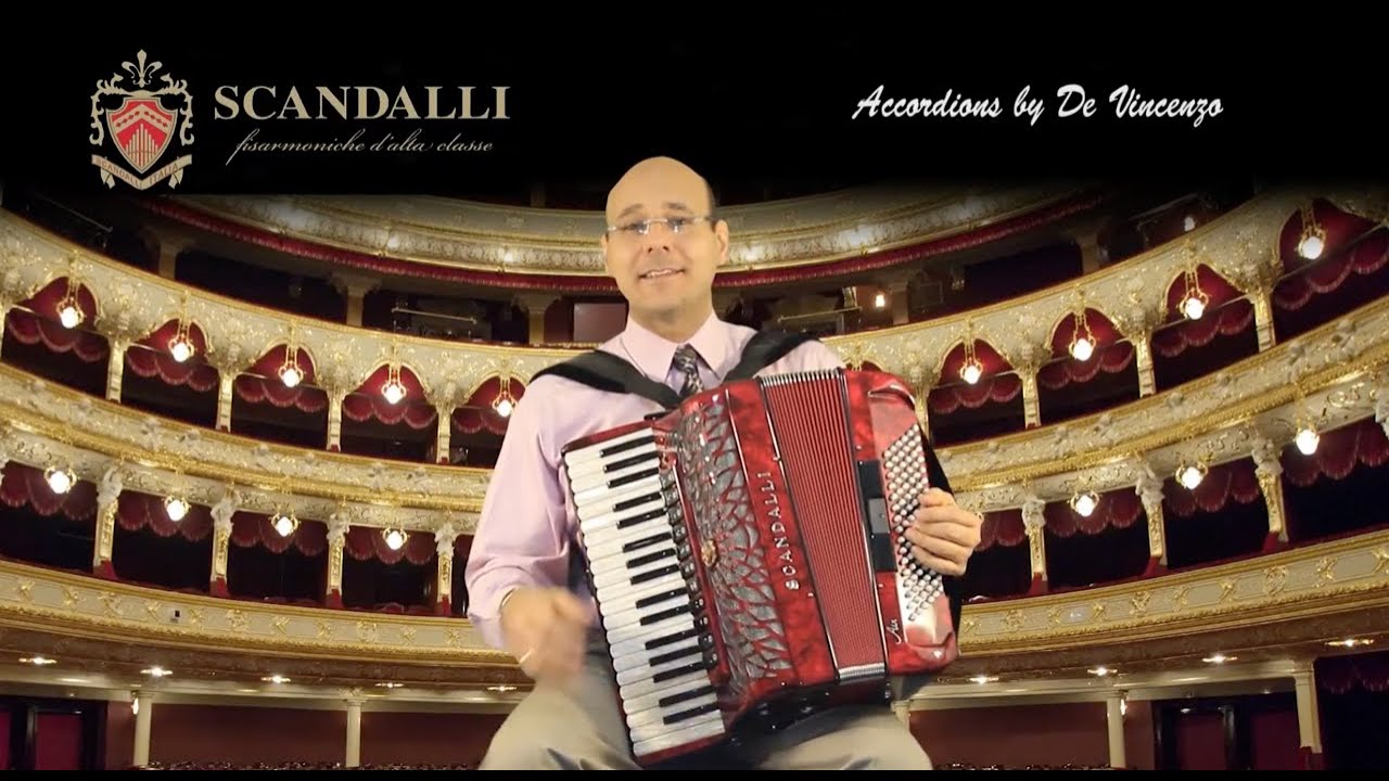Scandalli AIR I - Sound Demo and Musical Tour by Accordions by De Vincenzo, Miami, Fl. USA