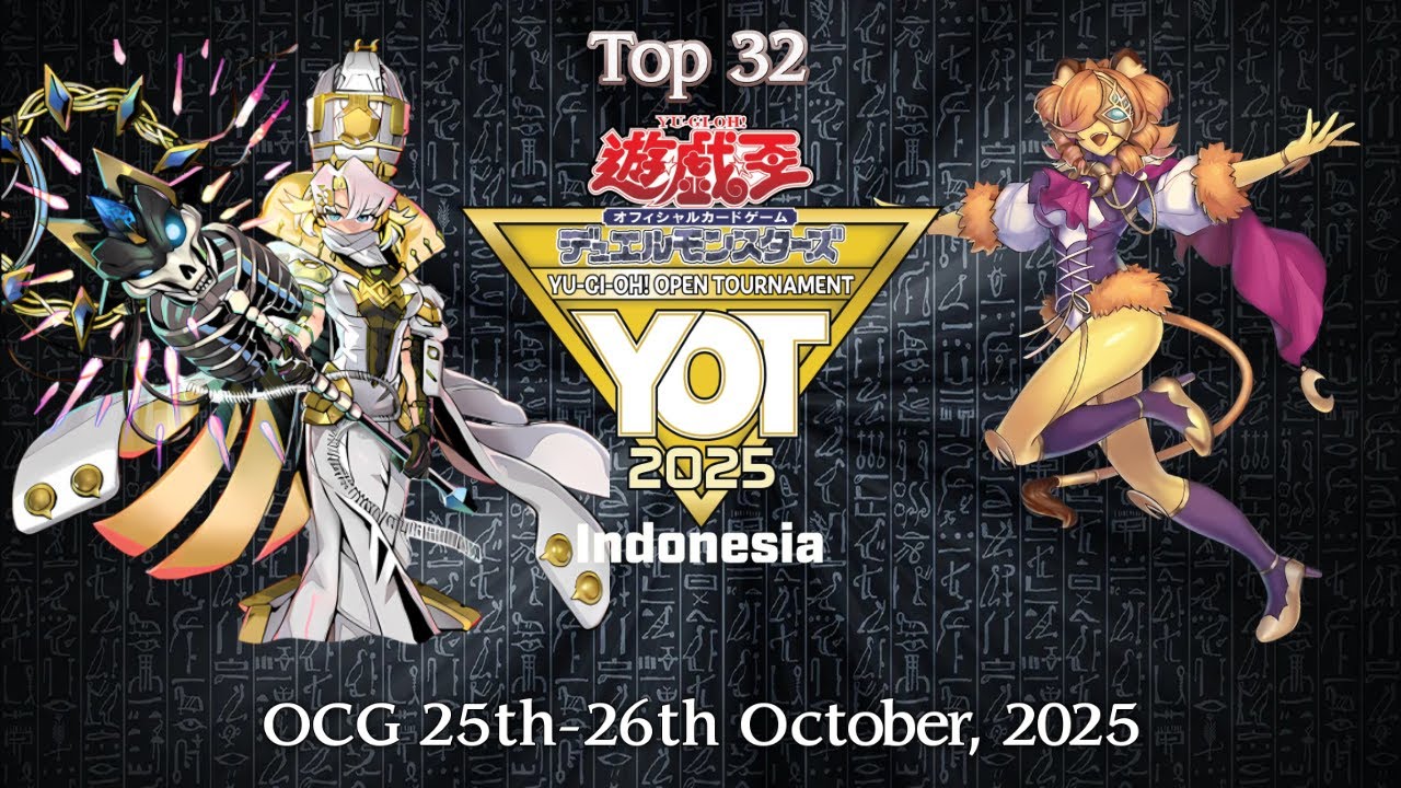 OCG OPEN INDONESIA │ K9 Vanquish Soul VS Lunalight │ Top 32 Yu-Gi-Oh! October 2025