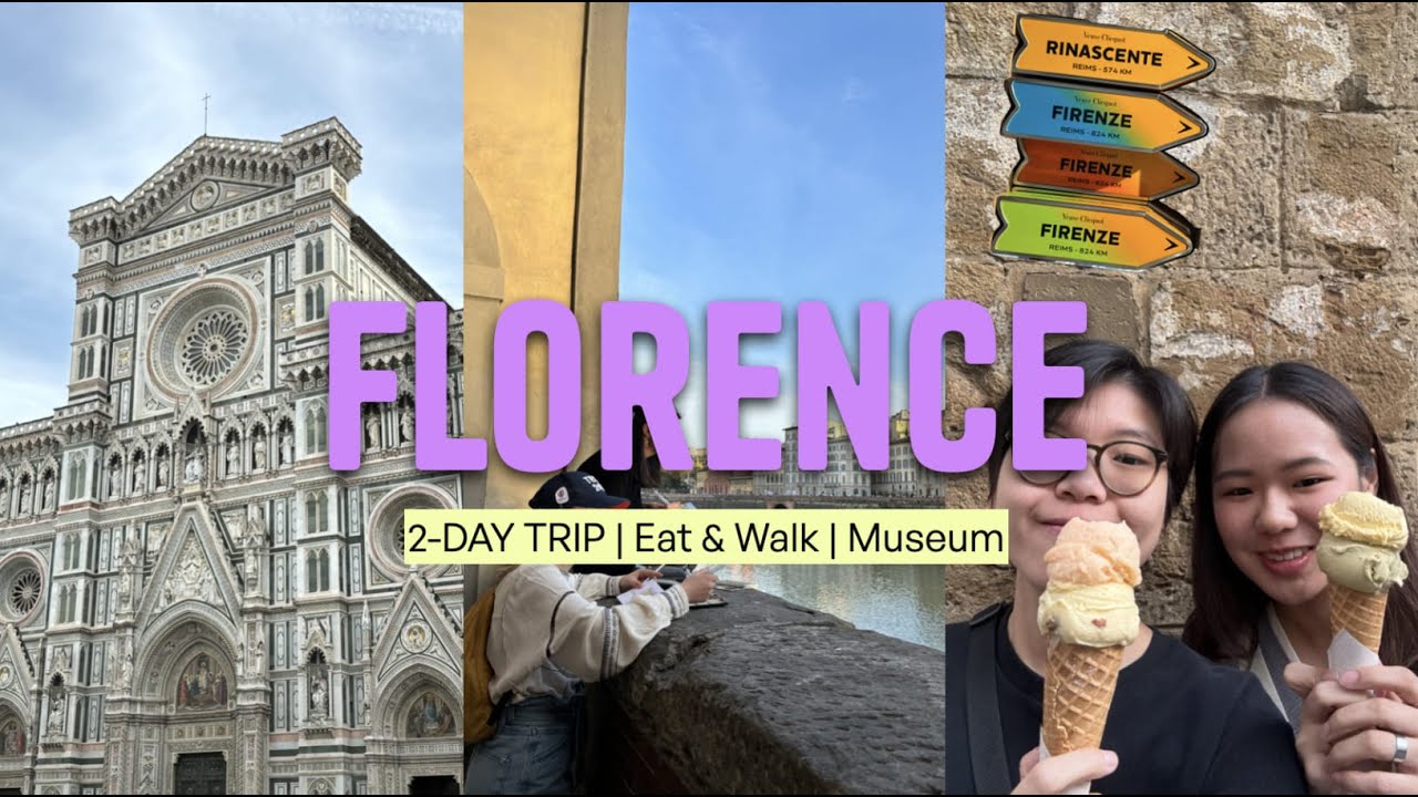 เที่ยว Florence อิตาลี 3 วัน 2 คืน ไปไหนบ้าง เที่ยวเอง มิวเซียม เจลาโต้ แลนมาร์ค ครบ | Florence EP.4