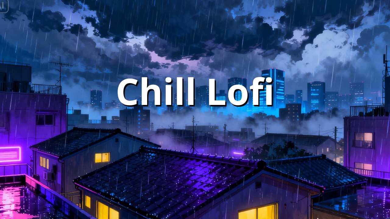 Tokyo Rain & Neon Lights 🌧️ Lofi | 日本ローファイ