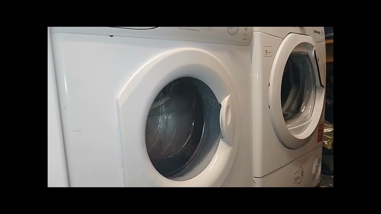 Hotpoint First Edition WMA 9 Motor Replacement Test On Program M