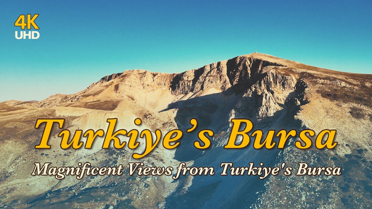 Magnificent Views from Turkiye's Bursa, Drone Footage