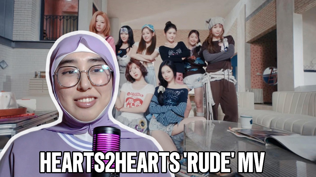 Hearts2Hearts 하츠투하츠 'RUDE!' MV | REACTION