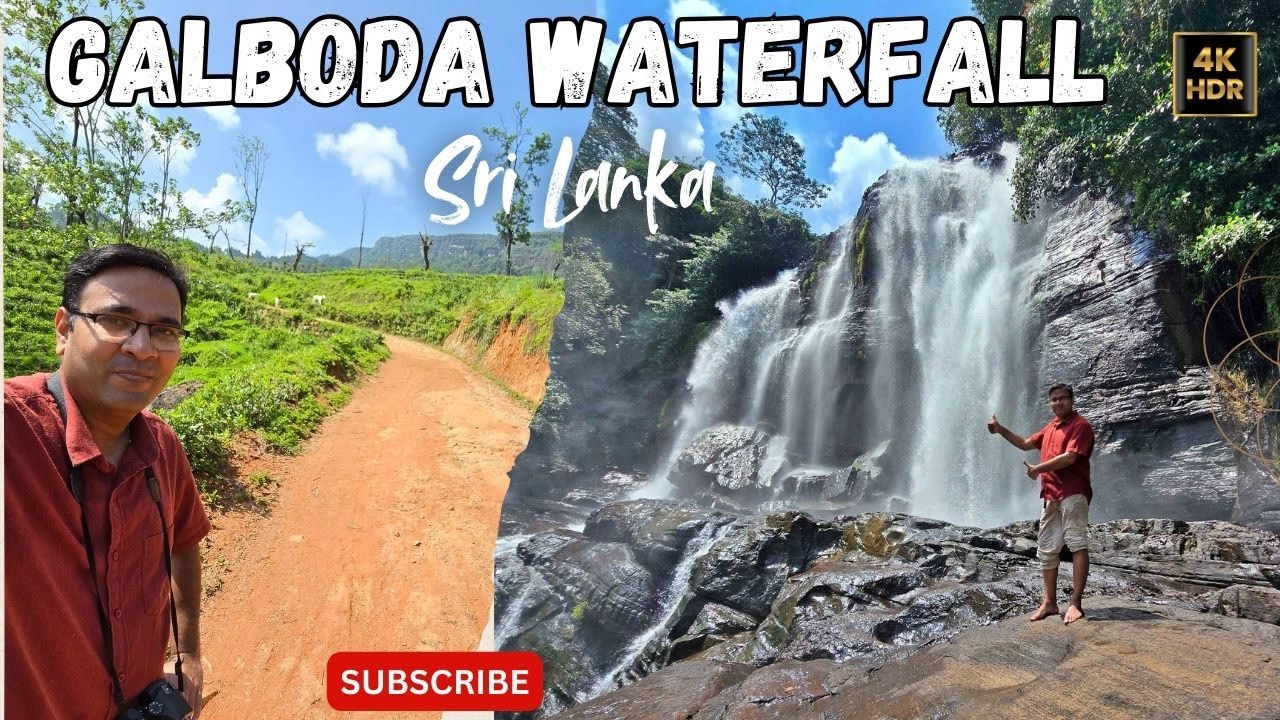 Galboda Waterfall Sri Lanka【4K】| ගල්බොඩ දිය ඇල්ල