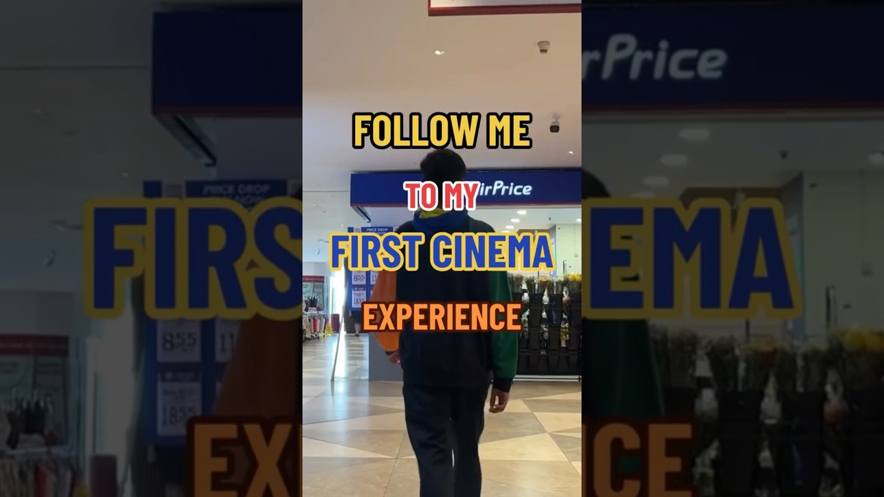 FIRST TIME at a MOVIE THEATRE 🍿🎥 #shorts #vlog #cinema
