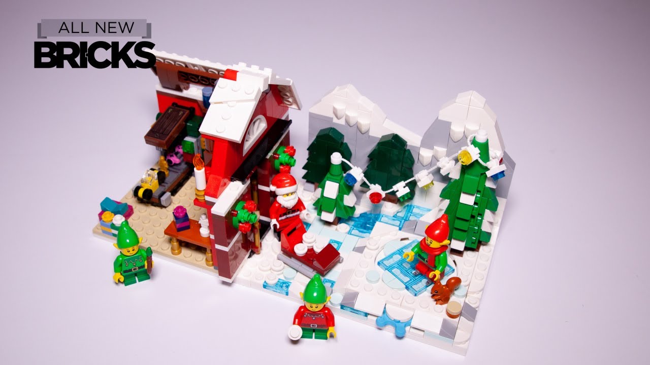 Lego Christmas Speed Build with 40564 Winter Elves Scene and 40565 Santa's Workshop