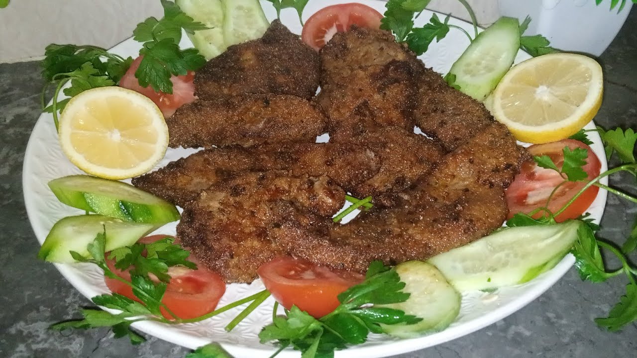 الكبدة مشرملة مقلية من الذ ما يكون  😋