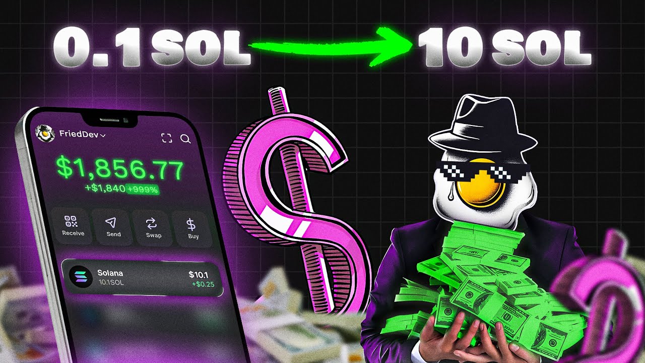 Turning 0.1 Into 10 SOL With This MEMECOIN Strategy (LIVE Challenge)