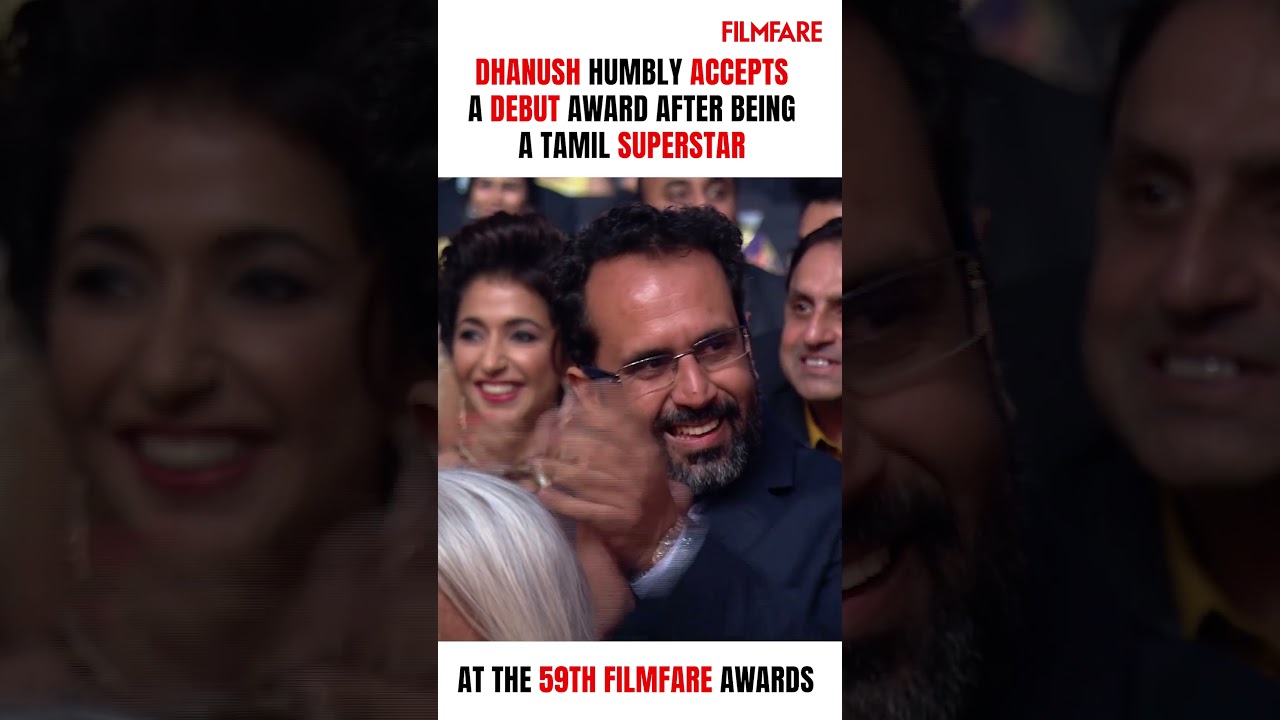 Тамильская суперзвезда Дхануш смиренно принимает награду Filmfare за дебют! ❤️ Настоящее вдохновение