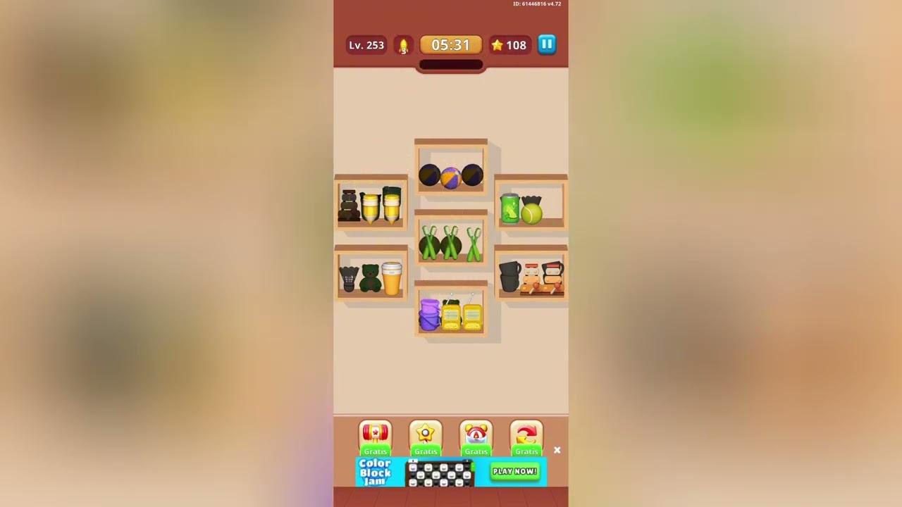 Goods Sorting Level 253 Solution Walkthrough 