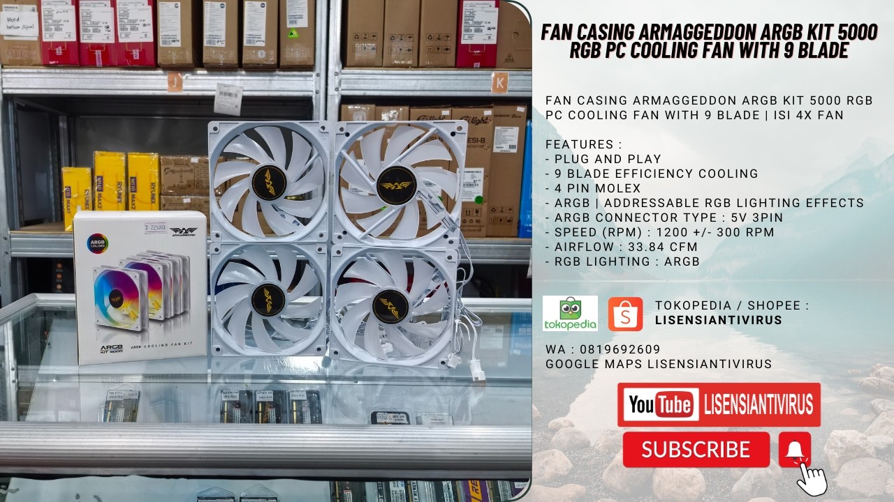 Youtube Fan Armaggeddon ARGB Kit 5000