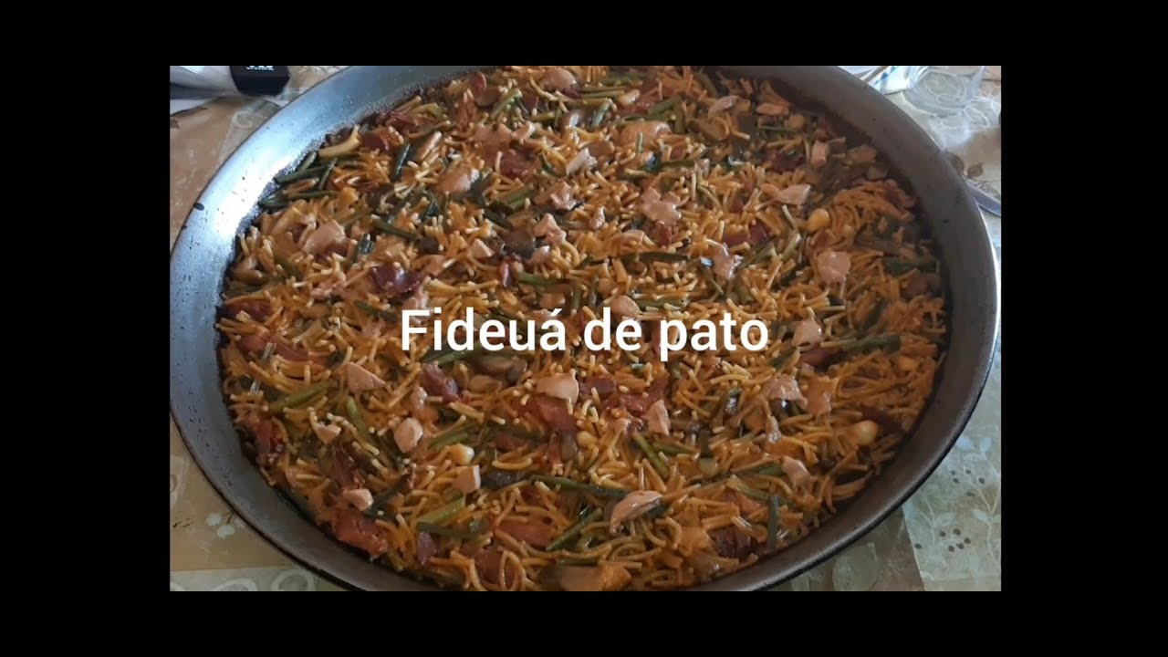 Fideuá de pato