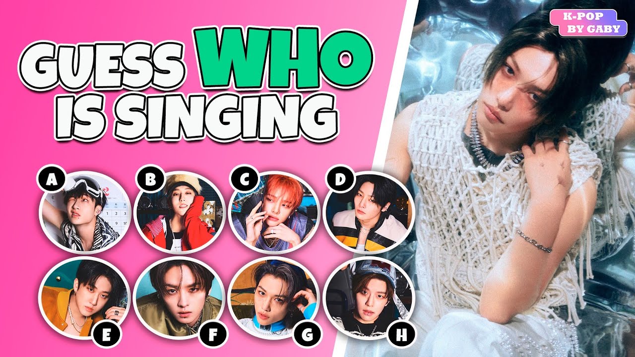 GUESS WHO IS SINGING | STRAY KIDS QUIZ | KPOP GAME |