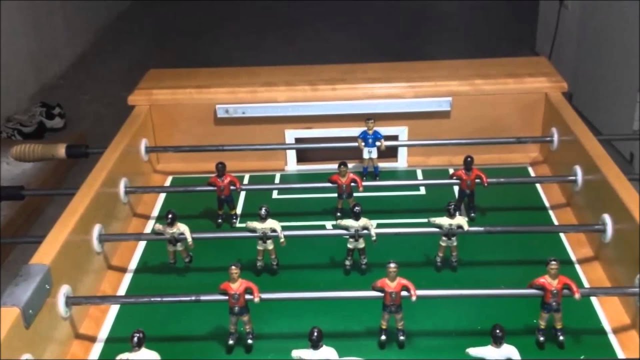 Movimientos y jugadas de futbolin