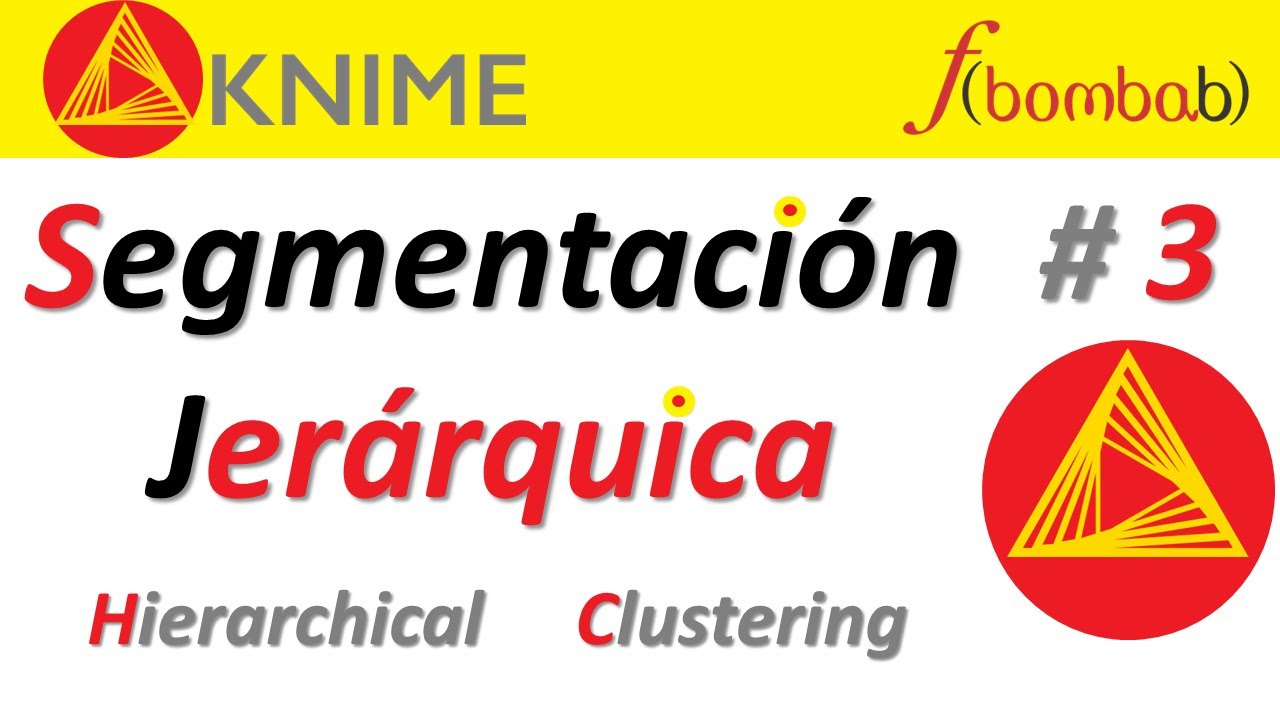 SEGMENTACIÓN JERÁRQUICA con KNIME / HIERARCHICAL CLUSTERING con KNIME/ DENDOGRAMA Segmentación