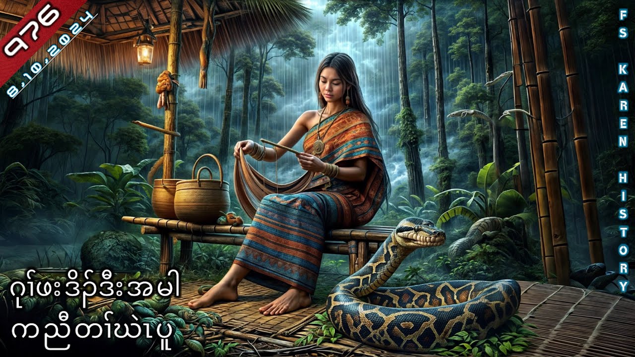 🔴 No. 976  Karen  Story,  No Part ( ဂုၢ်ဖးဒိၣ်ဒီးအမါ ) 🔴8 , 10 , 2024  #fs_karen_history