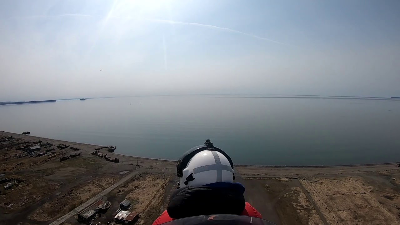 Some amazing gyrocopter flying here in Siberia...