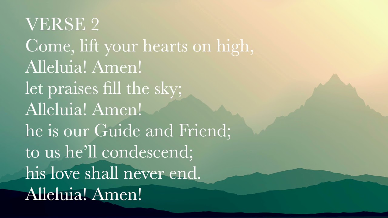 Come Christians Join to Sing | Lyric Video