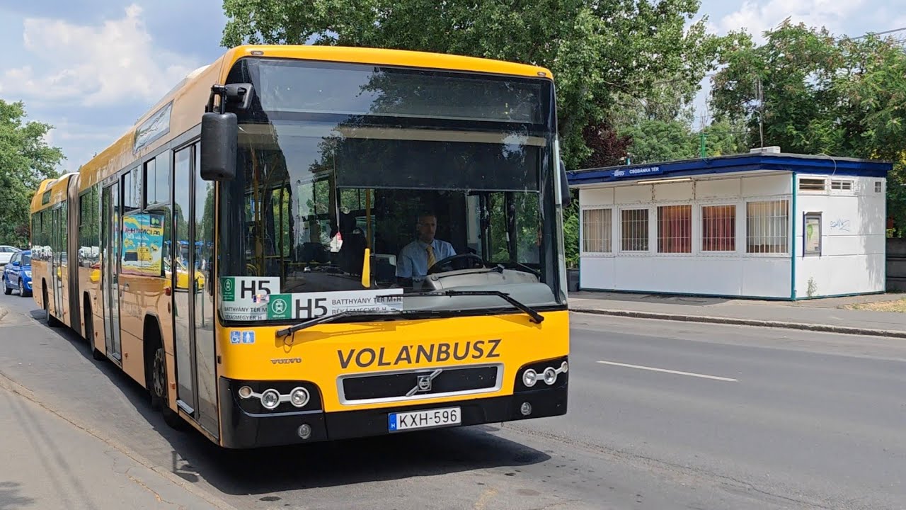 Utazás Volános Volvo 7700A autóbusszal a H5-ös pótlón