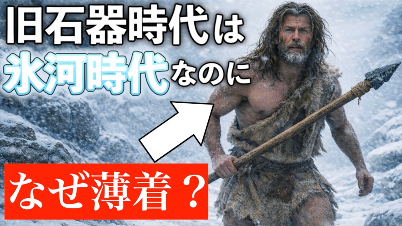 【4万年前の日本】面白すぎる旧石器時代の話