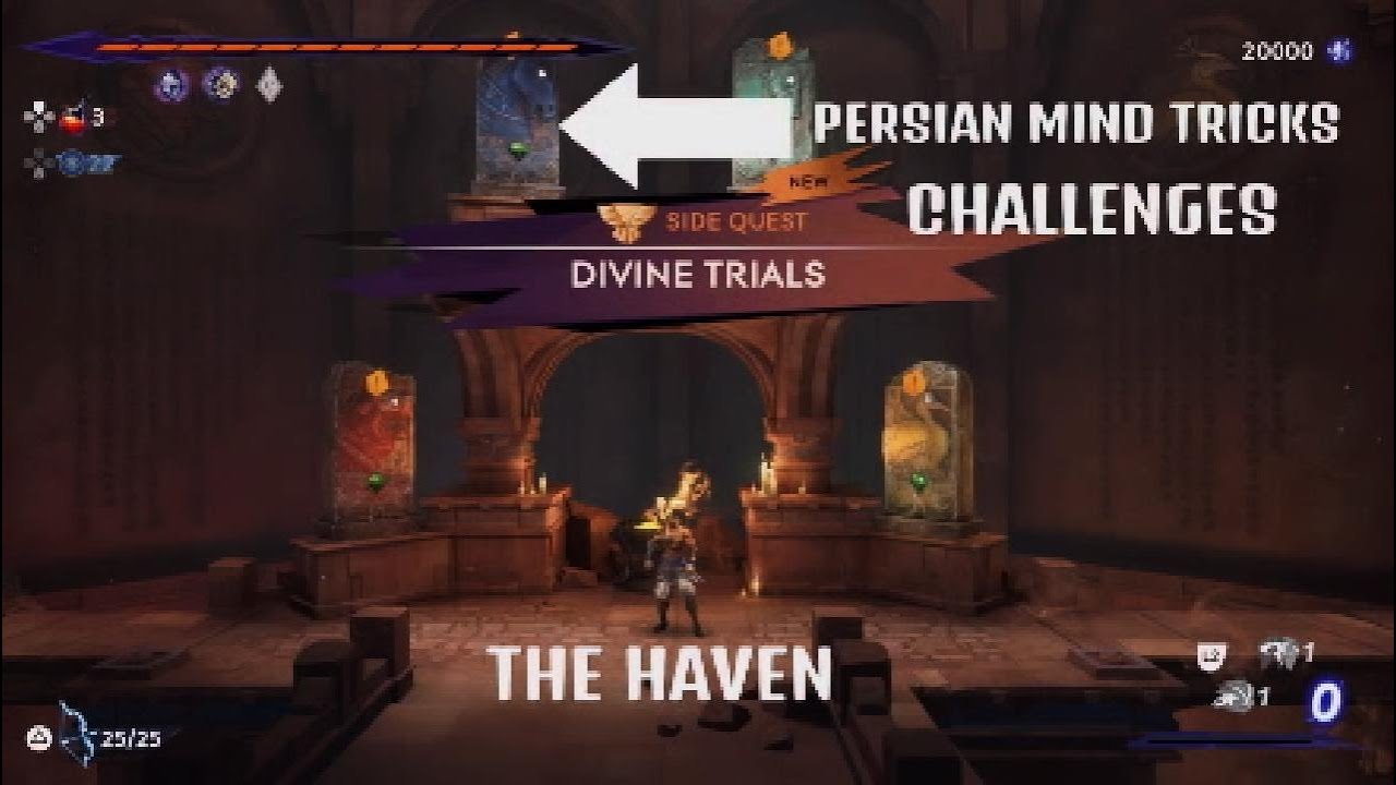 DIVINE TRAILS | PERSIAN MIND TRICKS | PRINCE OF PERSIA THE LOST CROWN PS5 2024